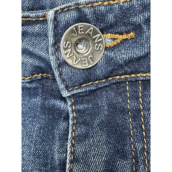 Jeans Wear Blue Denim Graphics High Choice CALAGUC Mens Size 32 Mid Rise Y2K - Picture 4 of 16